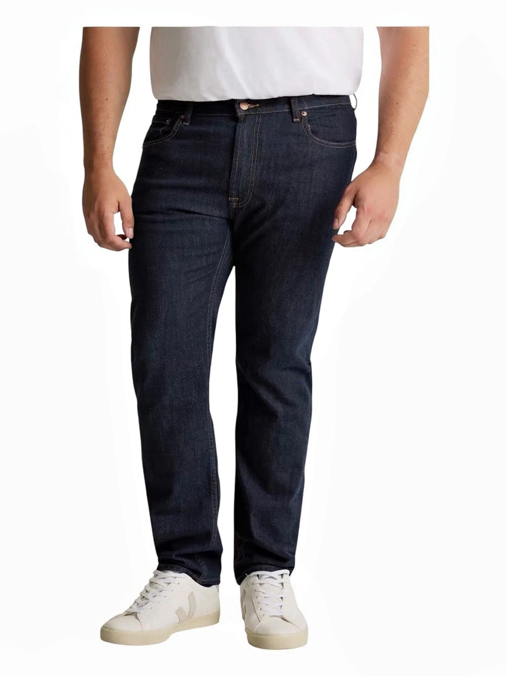 Dressmann Men's Straight Leg Slim Fit Jeans W38 L32 Dark Wash EUC!